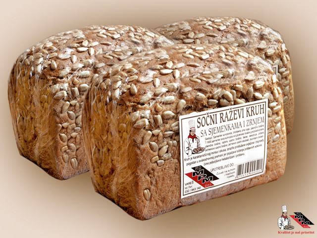 Sočni raževi kruh